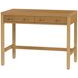 Nora Natural 40" Rectangular 2 Drawer Writing Desk