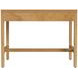 Nora Natural 40" Rectangular 2 Drawer Writing Desk