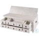 Chipping White 6 Drawer Trunk Cocktail Table
