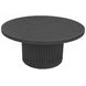 Reba Black Round Cocktail Table