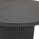 Reba Black Round Cocktail Table