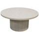 Reba Natural White Wash Round Occassional Table Set