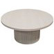 Reba Natural White Wash Round Occassional Table Set