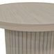 Reba Natural White Wash Round End Table
