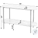 Rinaldi Natural 2 Tier Console Table