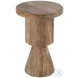 Botswana Brown Round Side Table