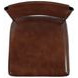 Nevin Brown Leather 19" Dining Side Chair
