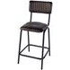 Waylon Black and Brown 32" Barstool