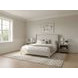 Zest Cream King Upholstered Panel Bed