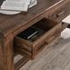 Ezra Natural Rectangular Console Table with 3 Drawer