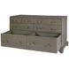 Faro Greenish Warm Gray 8 Drawers Dresser