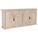 Alta Antique White 4 Door Accent Cabinet
