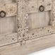 Alta Antique White 4 Door Accent Cabinet