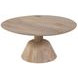 Carmine Natural 30" Round Coffee Table