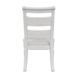 Clover Ridge Whitewash Ladder Back Side Chair Set of 2