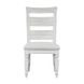 Clover Ridge Whitewash Ladder Back Side Chair Set of 2