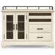 Clover Ridge Whitewash Counter Height Set