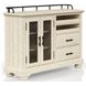 Clover Ridge Whitewash Counter Height Set