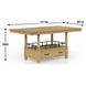Clover Ridge Carmel Counter Height Table