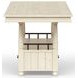 Clover Ridge Whitewash Counter Height Table