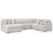 Snodoodle Arctic 6 Piece Sectional with Chaise