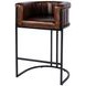 Rockford Black and Brown 29" Barrel Barstool