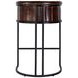 Rockford Black and Brown 29" Barrel Barstool