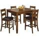 Plantation Light Brown 5 Piece Counter Height Dining Set