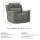 Next-Gen DuraPella Slate Performance Fabric Oversized Power Recliner