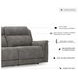 Next-Gen DuraPella Slate Performance Fabric Power Reclining Sofa