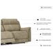 Next-Gen DuraPella Sand Performance Fabric Power Reclining Sofa