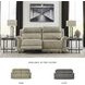 Next-Gen DuraPella Sand Performance Fabric Power Reclining Sofa