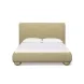 Rayne Honey Queen Upholstered Panel Bed
