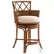 Bali Hai Ivory And Gold Kamala Bay Swivel Counter Height Stool