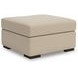 LadyMae Twill Oversized Accent Ottoman