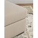 LadyMae Twill Oversized Accent Ottoman