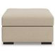 LadyMae Twill Oversized Accent Ottoman