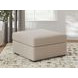 LadyMae Twill Oversized Accent Ottoman