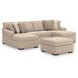 LadyMae Twill 3 Piece Sectional with LAF Chaise