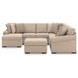 LadyMae Twill 5 Piece Sectional with LAF Chaise