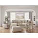 LadyMae Twill 5 Piece Sectional with LAF Chaise