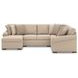 LadyMae Twill 4 Piece Sectional with LAF Chaise