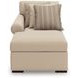 LadyMae Twill 4 Piece Sectional with LAF Chaise