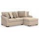 LadyMae Twill 2 Piece Sectional with RAF Chaise
