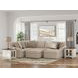 LadyMae Twill 4 Piece Sectional with RAF Chaise