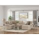 LadyMae Twill 4 Piece Sectional with RAF Chaise