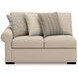 LadyMae Twill 2 Piece Sectional with RAF Chaise