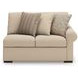 LadyMae Twill 4 Piece Sectional with LAF Chaise
