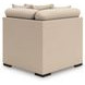 LadyMae Twill 4 Piece Sectional with LAF Chaise