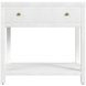 Nora White 1 Drawer Nightstand